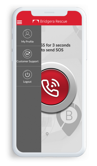 Bridgera Rescue Emergency Response App Screen 4